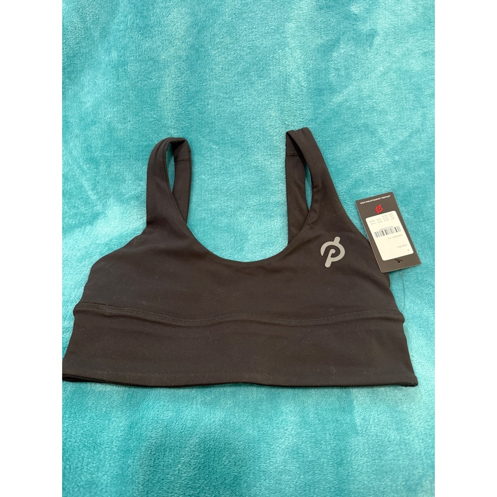 Peloton x Lululemon Align Bra Black Nulu Light Support Yoga Sport WR00537 Size 6